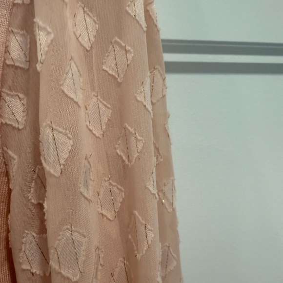 Adrianna Papell Ruffled Peach Top XL - Picture 4 of 7